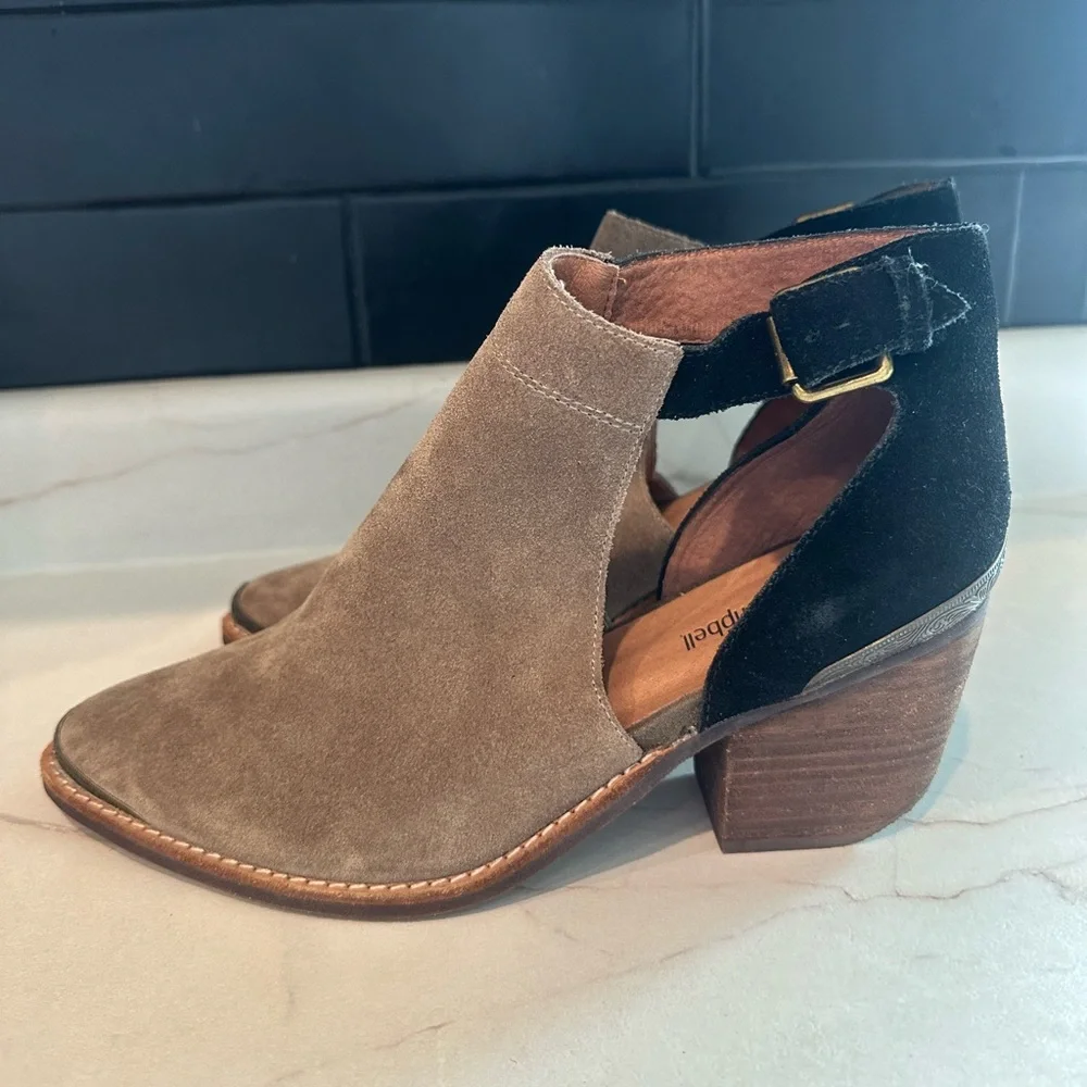 Jeffrey Campbell Anthropologie Woodruff Cutout Ankle Booties size 8 - Picture 6 of 12